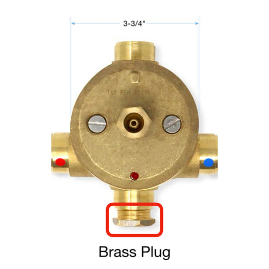 Brass Plug for Eurotherm 3/4