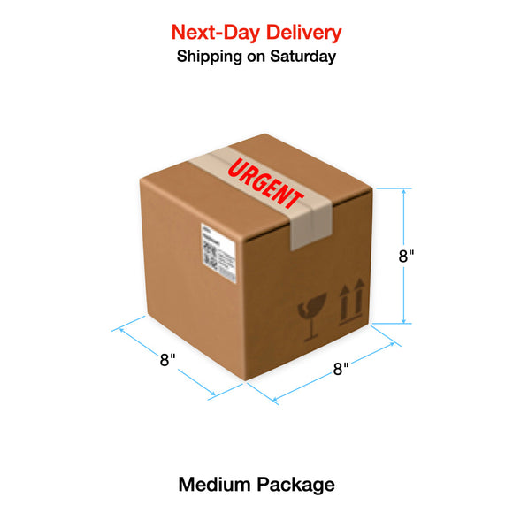 Next-Day Delivery: Shipping on Saturday in Continental United States (Medium Package up to up to 8