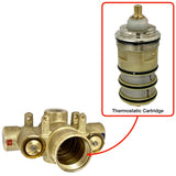 3/4" Thermostatic Cartridge 24 Point, Newport Brass 1-102 Thermostatic Cartridge. Newport Brass 1-540 3/4" Thermostatic Rough-In Valve