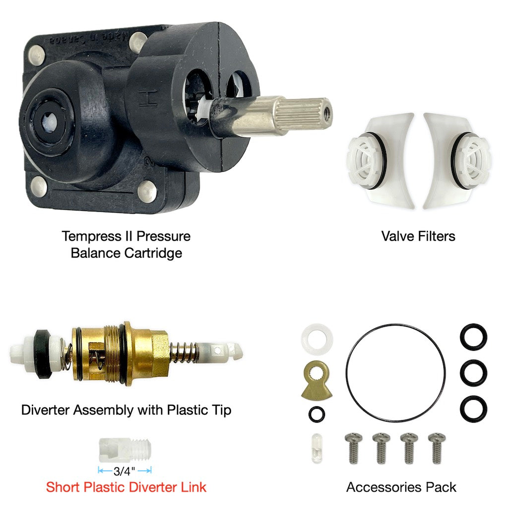 Sigma T-II or Tempress II Valve Parts