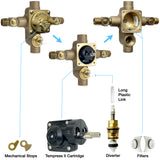Tempress II Valve Maintenance Service Pack with Diverter with Long Plastic Tip