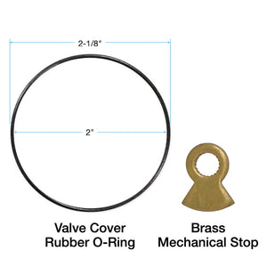 Tempress Valve Cover Rubber O-Ring and Mechanical Stop, Tempress Valve Cover Rubber O-Ring, Tempress Valve Mechanical Stop