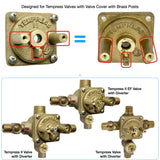 Trim for Shower Valve with Diverter with Montreal Handle for Non-Sigma Tempress II Valve