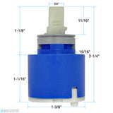 Cartridge for Waterworks Henry One Hole Gooseneck Kitchen Faucet HNKM15