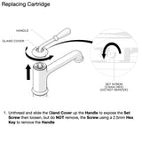 Cartridge for Waterworks Canteen One Hole High Profile Kitchen Faucet with Oak Lever Handle CEKM15