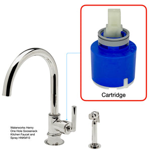 Cartridge for Waterworks Henry One Hole Gooseneck Kitchen Faucet