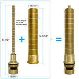 Waterworks 3/4" Counterclockwise On Cartridge with Long Stem 20 Point GUU006
