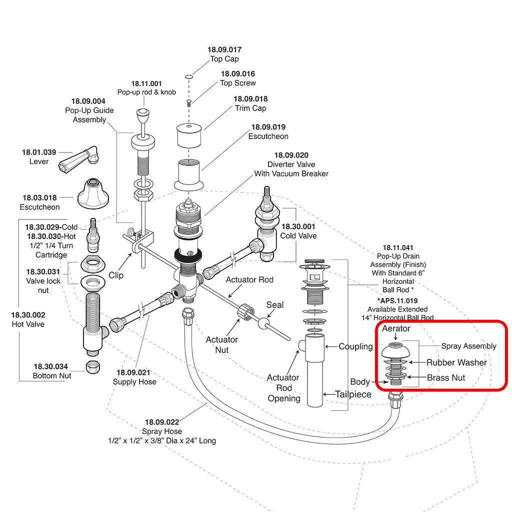 bidet sprayer parts diagram