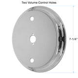 Sigma Sigmatherm Round Trim Plate with Two Volume Control Holes