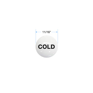 Cold Ceramic Button for St. Michel Cross Handle 19.01.194