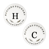 Regions Foundry Hot and Cold Ceramic Buttons 77.01.121 and 77.01.122