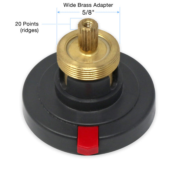Sigma Pointer Assembly with Wide Brass Adapter 20 Point 78.12.015