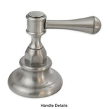Sigma Kent Widespread Lavatory Faucet with Lever Handle in Satin Nickel