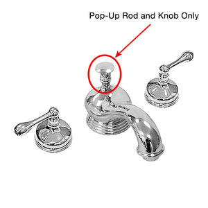 Pop-up Rod and Knob for Sigma 600 Series Lavatory Faucet with Worchester Handle